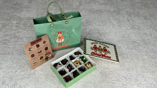 Artisan Chocolate Biscuit Gift Set Miniature Food