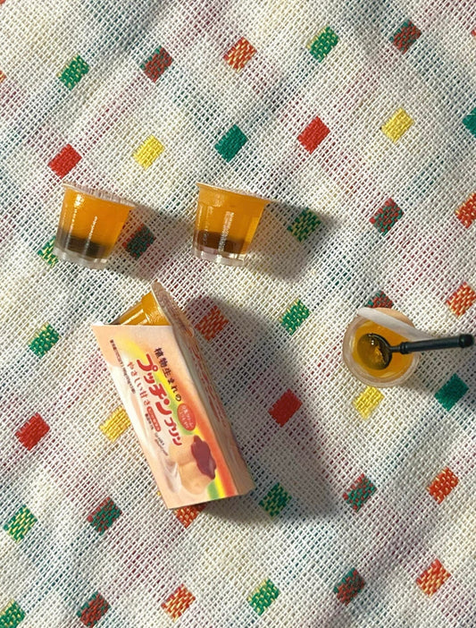Mini Pudding Miniature Food