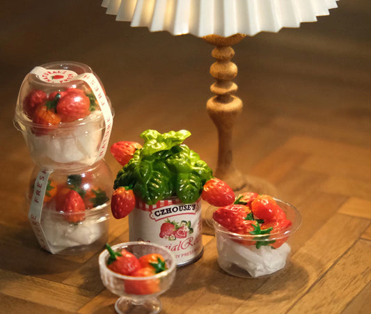 Tomato potted plant & Fruit cup miniature(Pre-order)